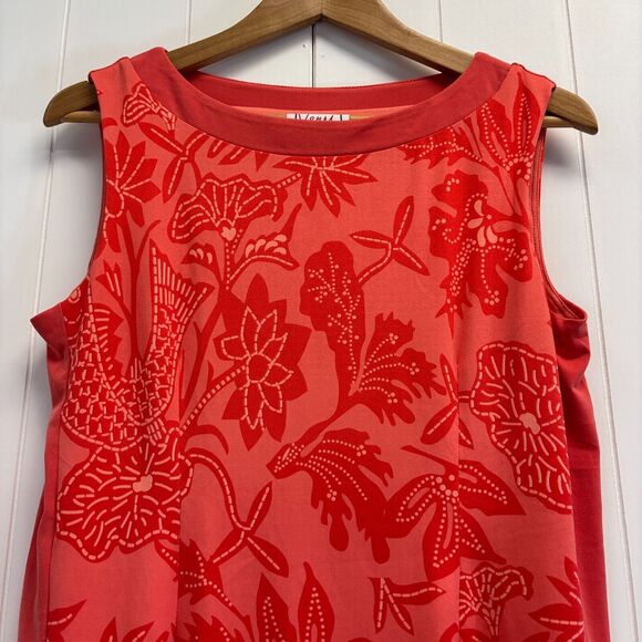 Vintage Very Vollbracht Womens Mod Playful Floral Sleeveless‎ Dress Size M Jazzy - Picture 2 of 8